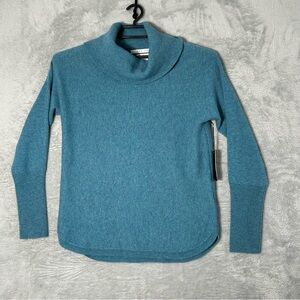 New Womens 2 Ply Cashmere Sweater Womens‎ M Turtleneck Long Sleeve Cozy Luxury